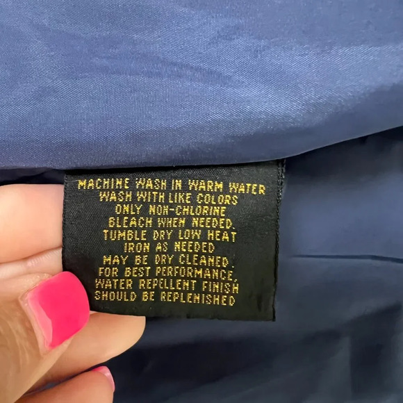 Eddie Bauer Mens Blue Field Barn Hunting Jacket Parka Water Repel - Picture 4 of 8